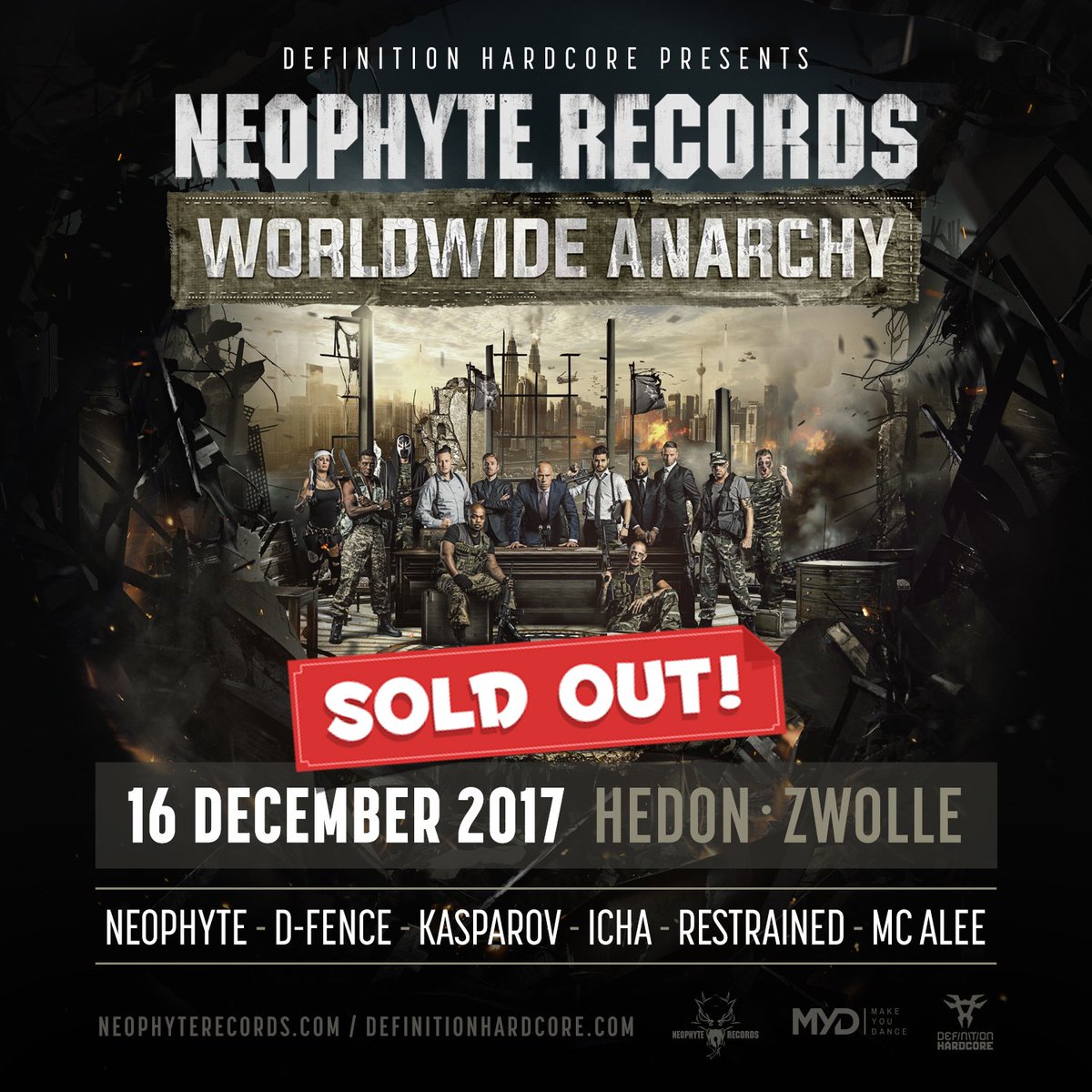 NEOPHYTE RECORDS = SOLD-OUT!💣💥 #definitionhardcore #neophyterecords #hedonzwolle #hardcoremusic #hardcoreparty