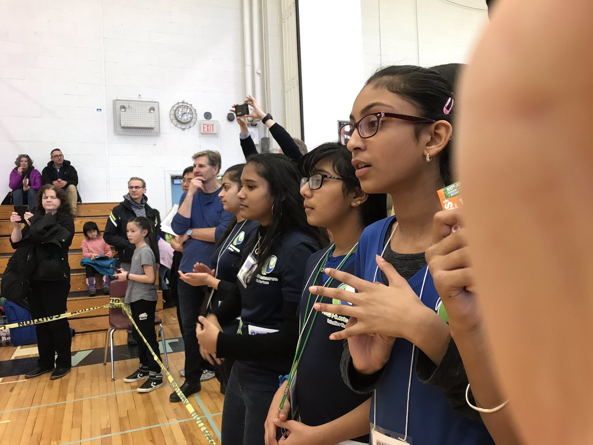 RoulaSkordakis's tweet photo. Tension is high at first of three final challenges. Go Humberwood SWAG Team! @JNanGrand @ren_mann @HumberwoodDowns @MrsCamposClass https://t.co/jFX8VVWM9L