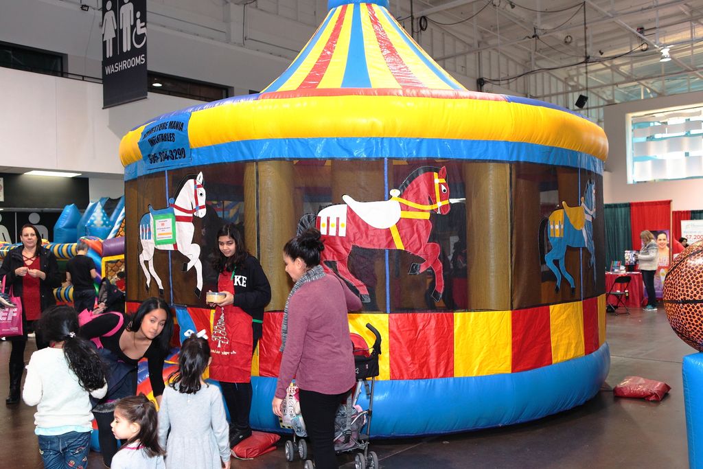 Bouncy castle fun!  
#FJAM #FJAM2017