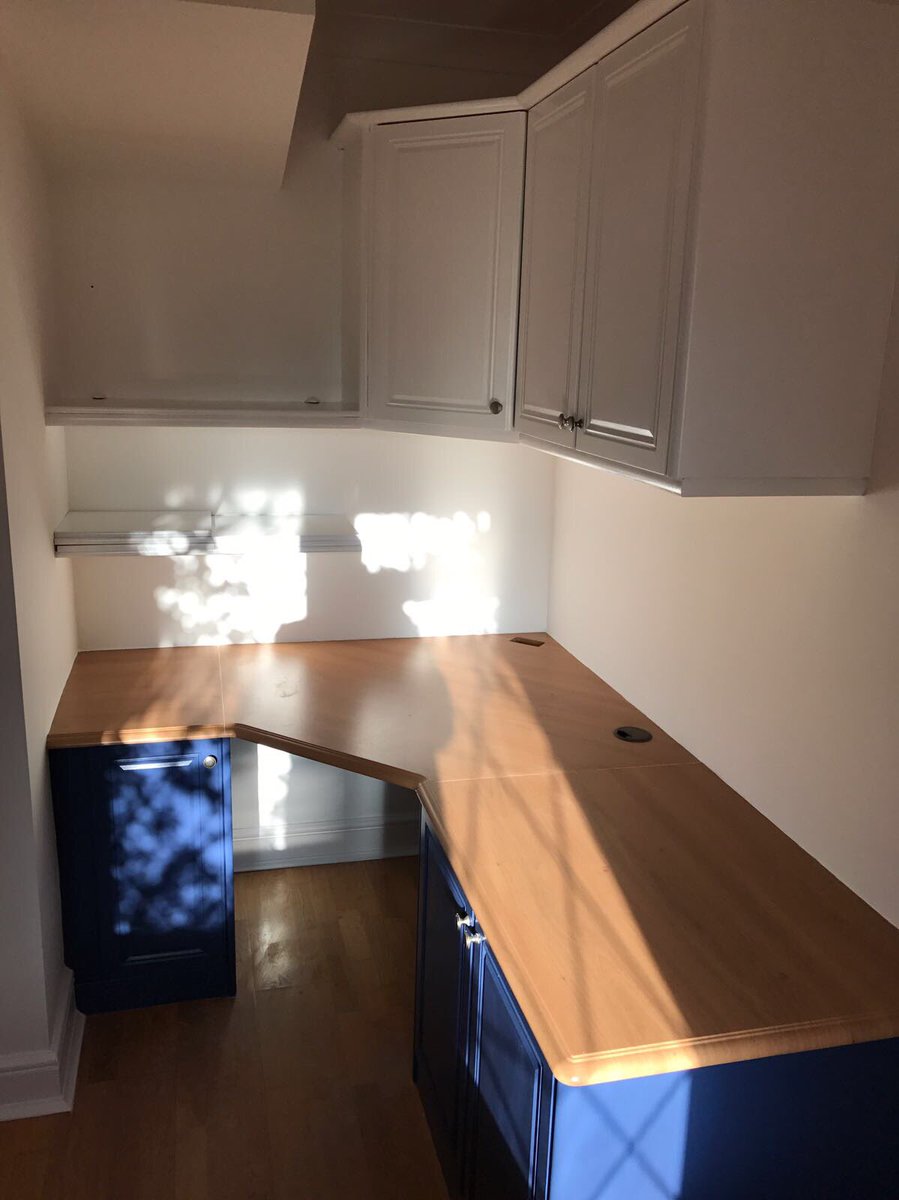 paint_decfemale's tweet photo. #office #femaledecorator #victorycolours #blueoffice #paintedcupboards @victorycolours1 https://t.co/GUJwLwSN7U