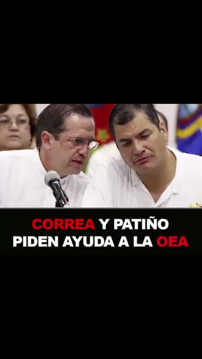 janethinostroza's tweet photo. Y bueno...como era de esperarse luego de acabar con la OEA durante su gobierno, Correa hoy acude a ella en un intento por recuperar el poder.  Otro momento histórico en el que le preguntaría qué se siente escupir para arriba. https://t.co/7FO1iXuydi