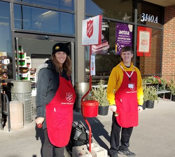 NHS holiday service today at Hy-Vee on Agency!  Great work for the community!