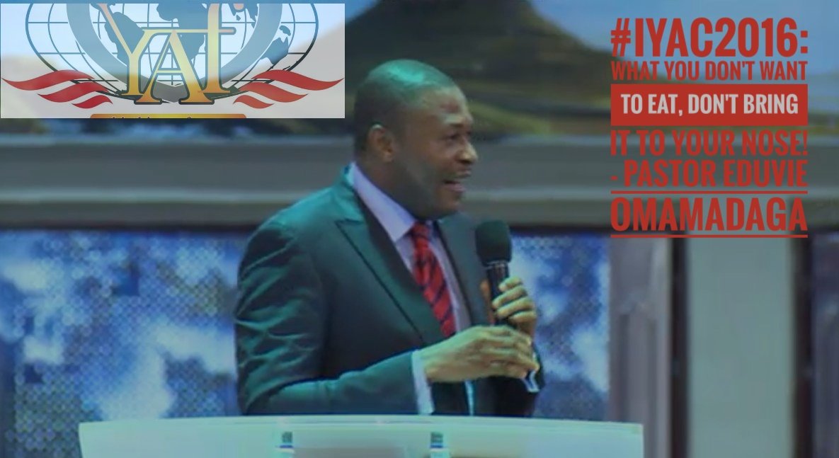 WinnersChapelNL's tweet photo. #IYAC s at Winners' Chapel International - #Wisdom from #IYAC2016 : What you don't want to eat, don't bring to your nose.
| #WatchOut for #ANewDawn #IYAC2018 in #August2018 https://t.co/oKoK6pHbjU