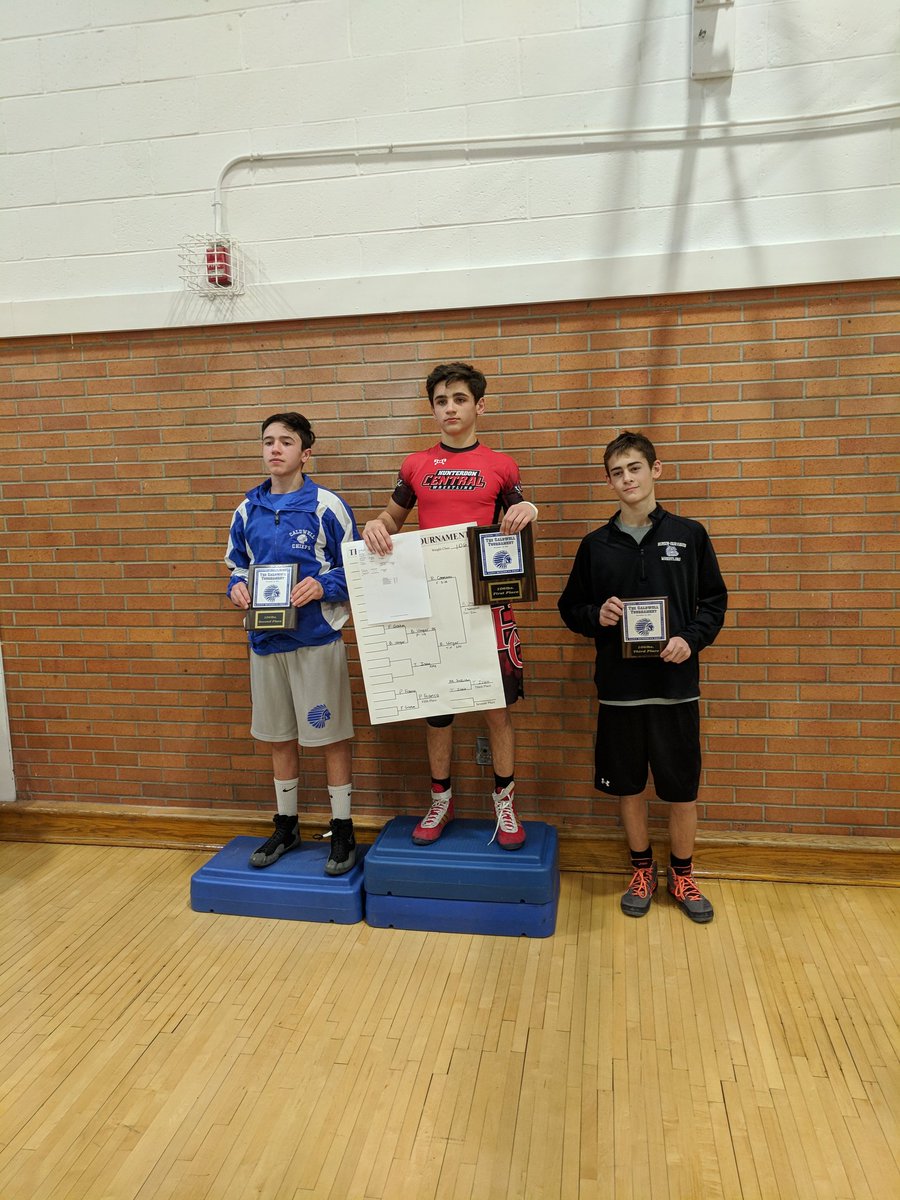 RFH_Wrestling's tweet photo. Tristan Izzo with a 3rd place finish at 106lbs at the Caldwell Tournament. https://t.co/scU19avVYV