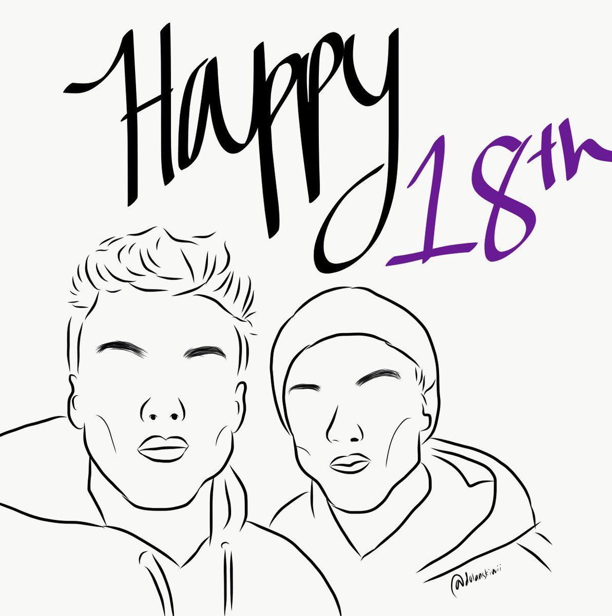 dolanskiwii's tweet photo. quick little sketch I did for my fav twins birthday 💙💙 I hope your 18th is all that you wanted and more bc you deserve it. I love you both so so much happy birthday my loves https://t.co/XRqplNgf4u