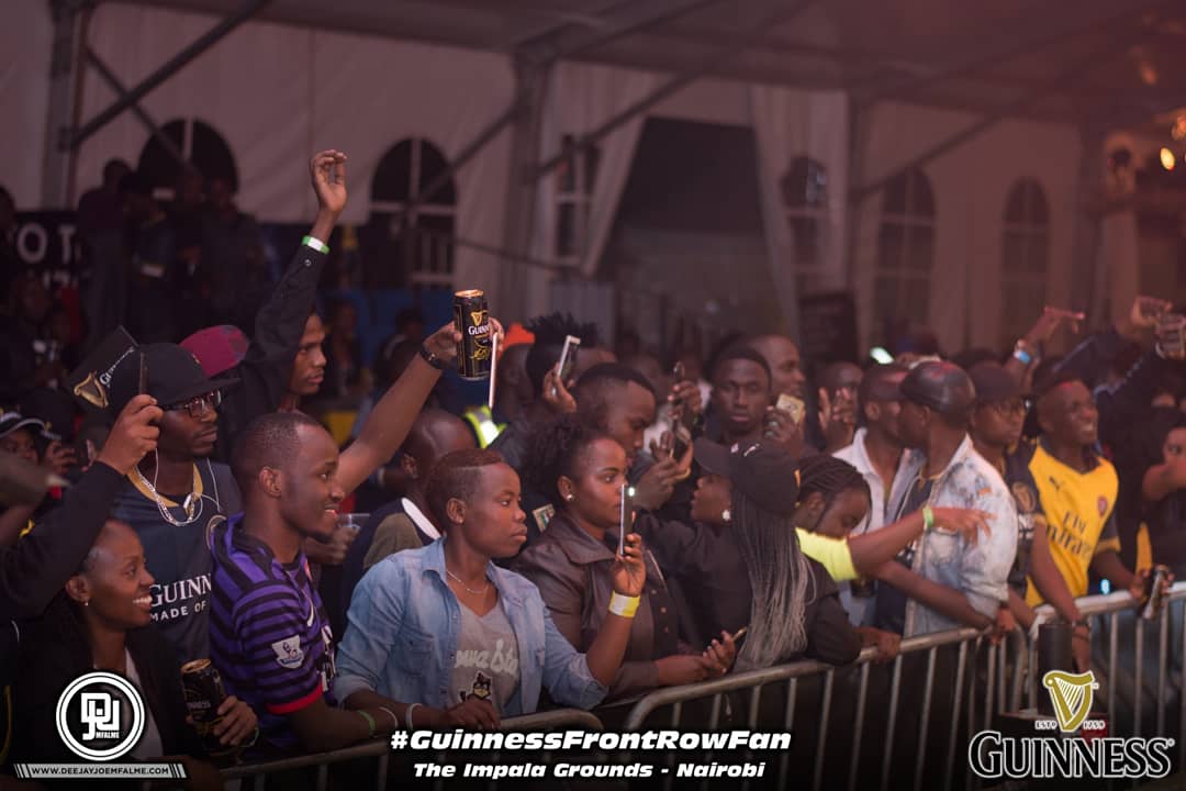 DjJoeMfalme's tweet photo. A football viewing experience like never seen before happening now at the Impala Grounds. #GuinnessFrontRowFan @guinnesske https://t.co/F7Pp1d0Sf7