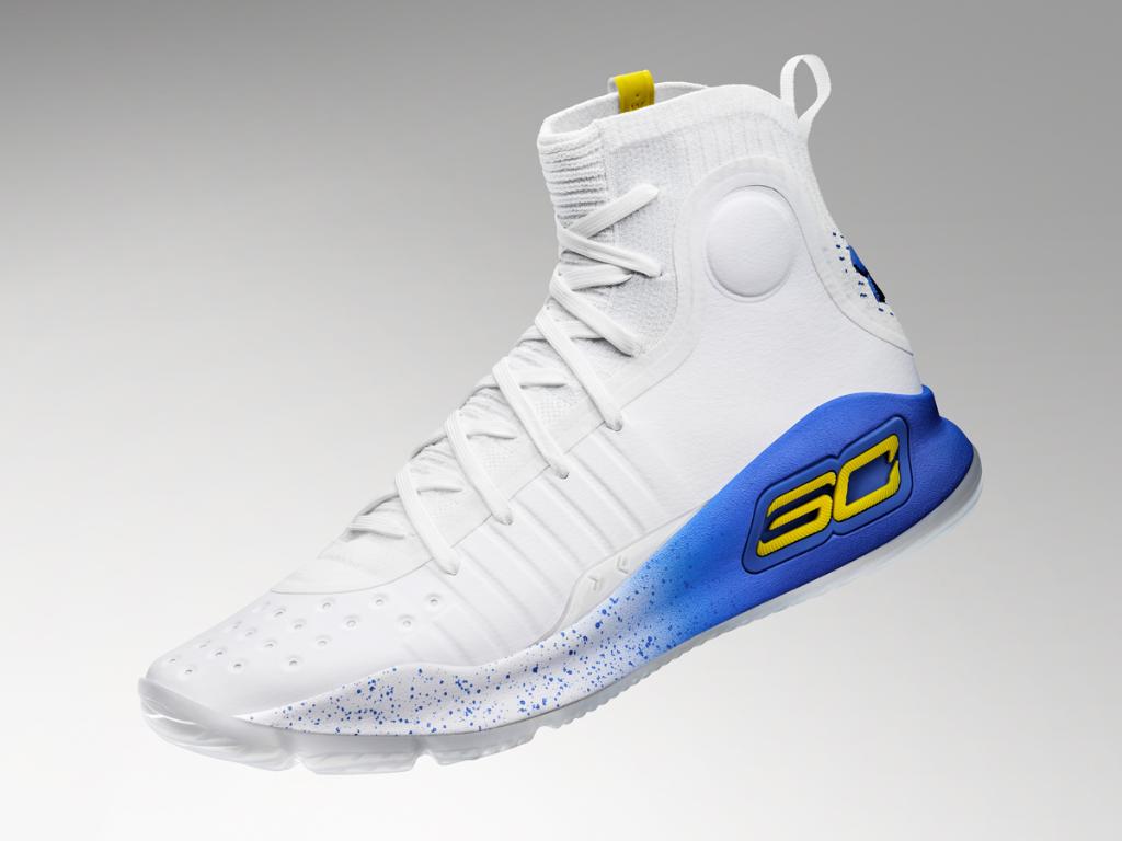 curry 4 white and gold footlocker