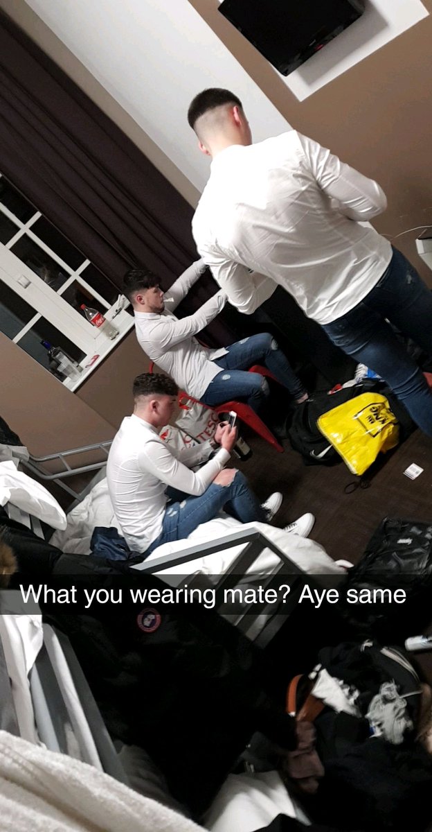GregorPatrick's tweet photo. What you wearing mate? Aye same https://t.co/0KDtnqzwzQ