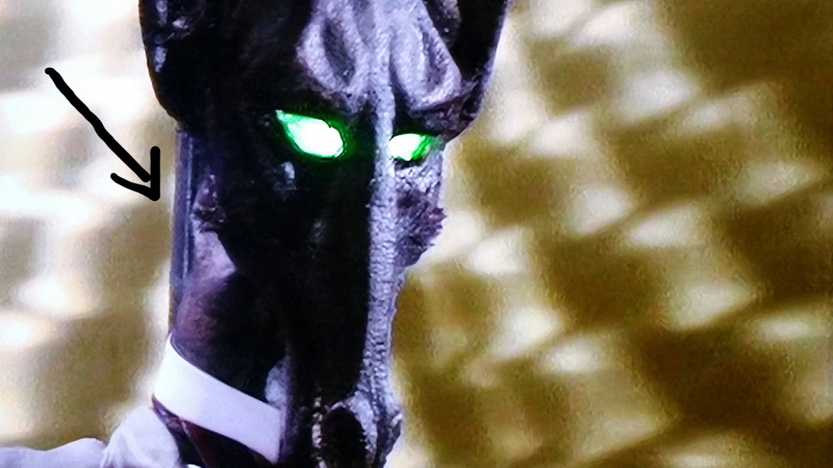Whovisions's tweet photo. I told Sutekh...'Keep on that way and you'll make a rod for your own back' Oh dear too late! 😅 ##ClassicDrWho #ThePyramidsOfMars https://t.co/VMbXXMPzBT
