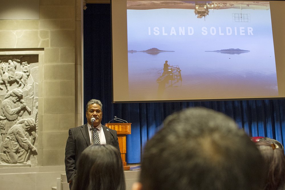 FSM Ambassador to the United States, Akillino H. Susaia, offered opening remarks before our screening of <a href="/IslandSoldier_/">Island Soldier</a> at the Department of the Interior yesterday.  @tanyajoshua @ASINDomenech <a href="/USEmbassyFSM/">U.S. Embassy Kolonia</a>