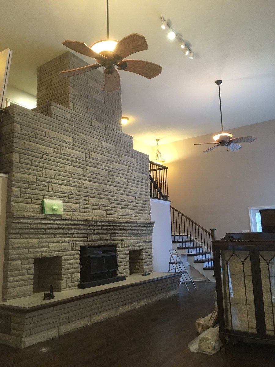 GoGreenOV's tweet photo. Holland Landing renovation coming together #Orangeville #contractors https://t.co/5dNuTuQ71E