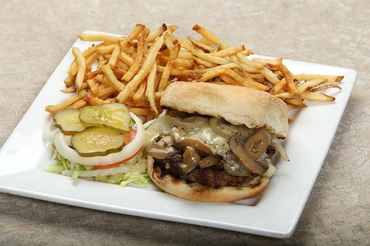 ZeppesBistro's tweet photo. Celebrate the weekend with a Bistro #burger like the Bleu on Black. https://t.co/UByQFa1ITc
