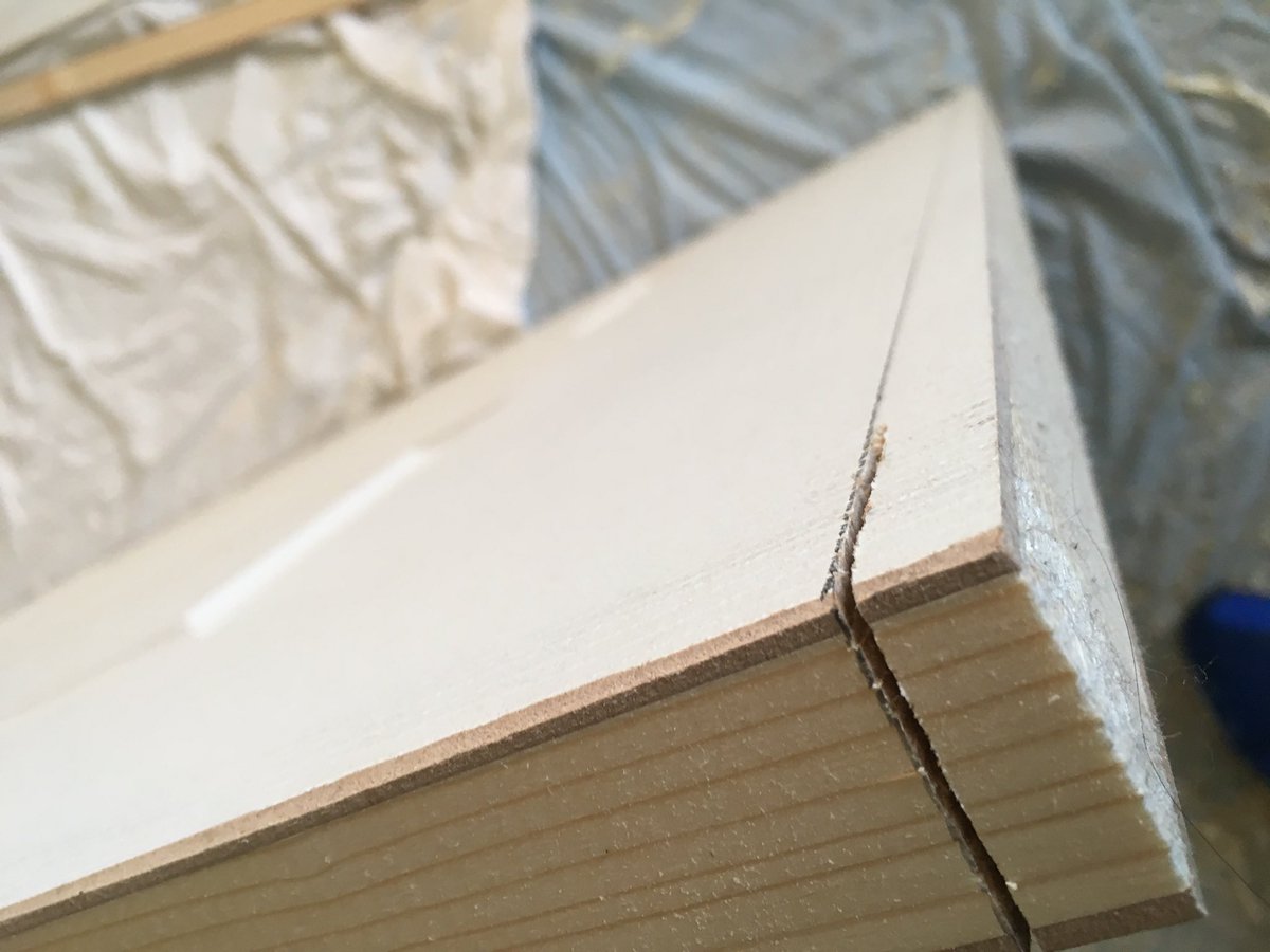 constructionERC's tweet photo. #Occ37 #doorHangingTip on hollow core doors use a handsaw to cut through the stile to aid removal of the staple preventing damage to circular saw or planer blades https://t.co/wCEyDnfg01