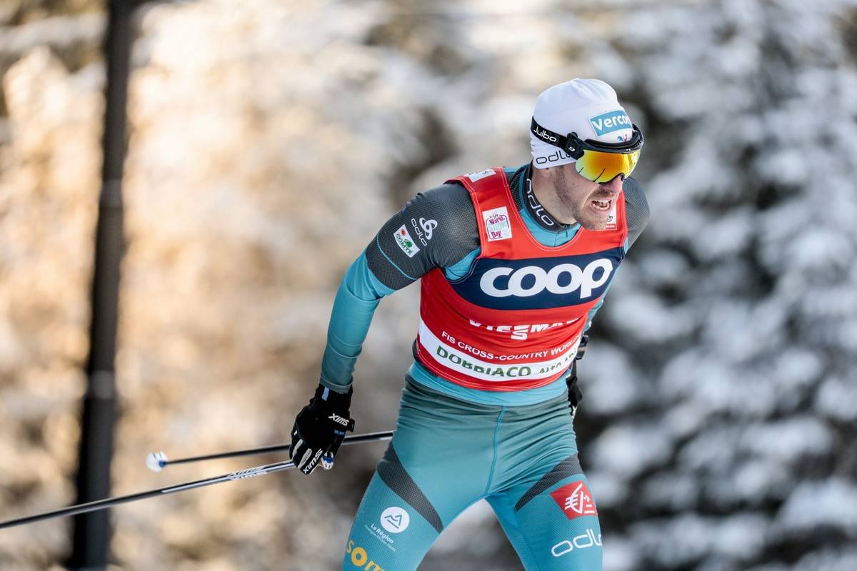 manificaventure's tweet photo. 15k sk ind @toblachcortina : 2nd behind #Krueger & ahead of @musgraveandrew after tight fight! I've got a subscription for 2nd place here for many seasons but I newly subscribed for ๐ด #Redbib Distance @FISCrossCountry leader! Admit that red goes very well with the blue ๐ https://t.co/5GCnw6D6xM
