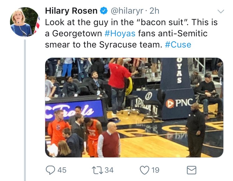 CNN Hilary Rosen - bacon is anti-Semitic