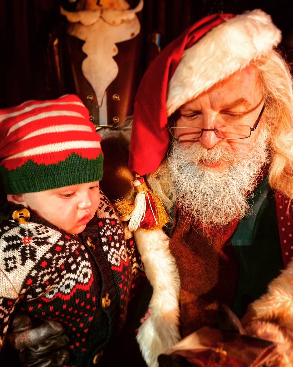 DavidIanBall's tweet photo. So, my little boy met Santa today @SeekTheMagicOrg what a magical experience. I heard they may be fully booked but if you want to meet #therealsanta I’m sure there could be cancellations! https://t.co/knwehA3i1x