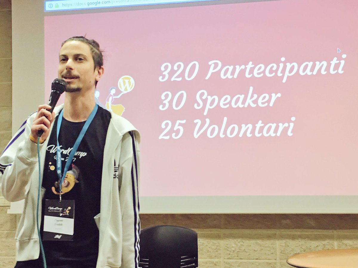 Dedicata ai 320 partecipanti del #WCRM di oggi, agli organizzatori, agli speaker ed ai volontari la foto dei partecipanti al primo <a href="/wp_roma/">WpRoma</a> 💙 <a href="/_pieroit_/">Piero Savastano</a> <a href="/fraq/">Francesca Quaratino</a> <a href="/Buttarini/">Marco Buttarini</a> <a href="/matteobarale/">Matteo Barale</a> <a href="/vitocaruso/">Vito Caruso</a> <a href="/matteoc/">Matteo Cassese</a> @taoroma (!!) <a href="/kimrenberg/">Kim Renberg</a> <a href="/ziodave/">David Riccitelli</a> <a href="/groundrace/">Alessio Dragoni</a> è tanti altri ancora!