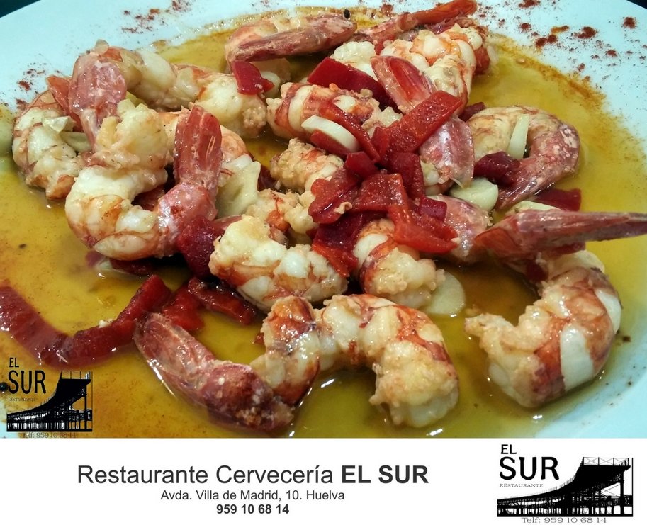 El_Sur_'s tweet photo. Uno de los platos estrella en nuestros menús para celebraciones de Diciembre son los GAMBONES SALTEADOS. ¡ Muchas gracias por seguir confiando vuestras reuniones de Navidad a Restaurante Cervecería El Sur ! #ElSur #Huelva #Celebraciones #Fiestas #Calidad #Variedad https://t.co/c1fBAQaKII