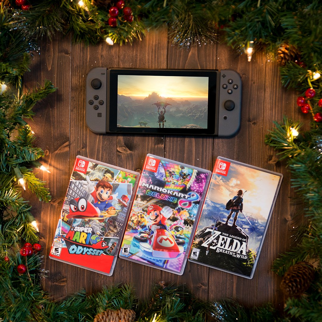 MxNintendo's tweet photo. ¡Juegos galardonados como Breath of the Wild, #SuperMarioOdyssey, y Mario Kart 8 Deluxe están disponibles en #NintendoSwitch! ¡Ve a tu @BestBuyMexico, @GAMERSRetail, @liverpoolmexico o @amazonmex más cercano y consigue el tuyo! https://t.co/IzbLKMi2Vh