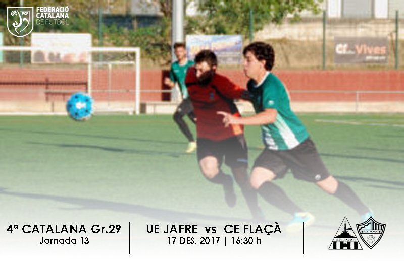 RECORDEU! Demà el #PrimerEquipCEF juga el seu partit al camp del <a href="/UEJafre/">Unió Esportiva Jafre</a>