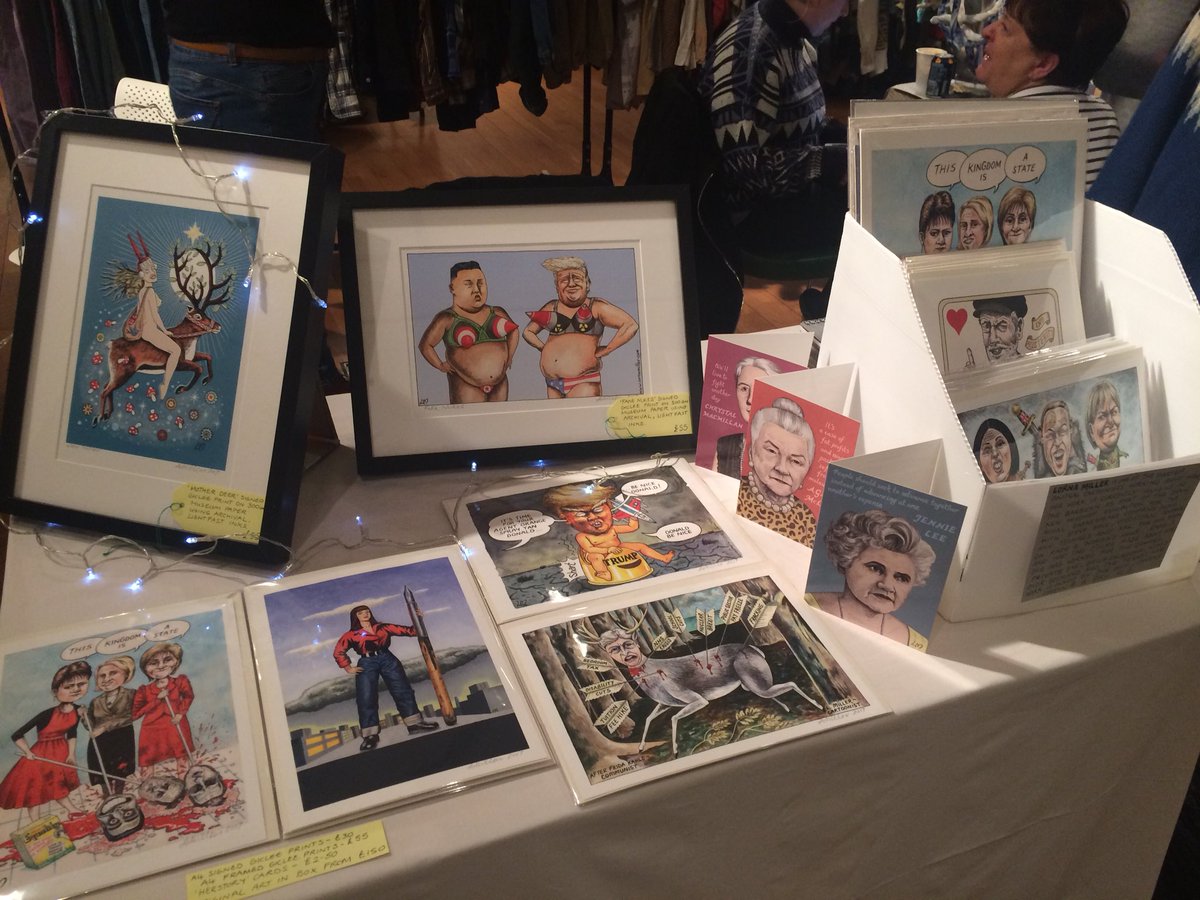 mistressofline's tweet photo. After a busy week of illustrating Holyrood mag (fun pics to come) I was nowhere near ready for doing a market. 4 hrs sleep + a lot of stress but so worth doing. Saw actual laughter and pleasure on people’s faces looking at my work. https://t.co/MjpDIL2h8n