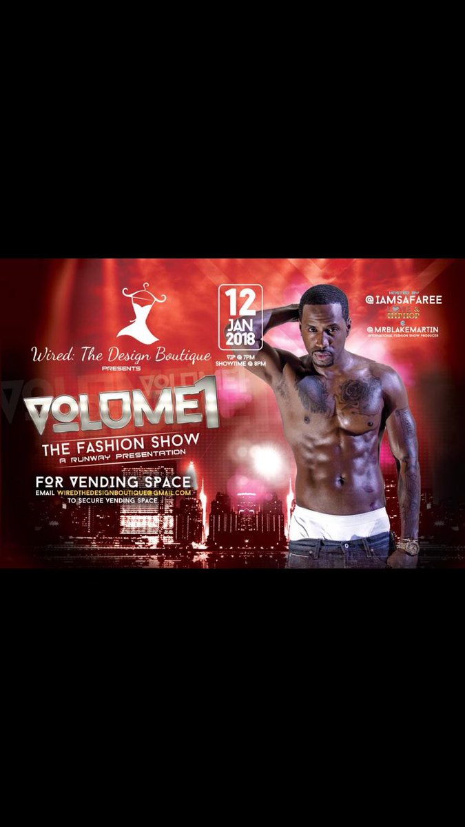 My first fashion show kicking off the 2018 come out and support
