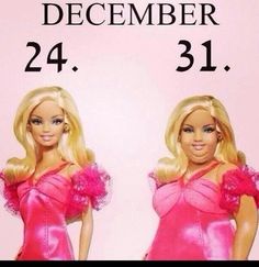 barbie before and after christmas