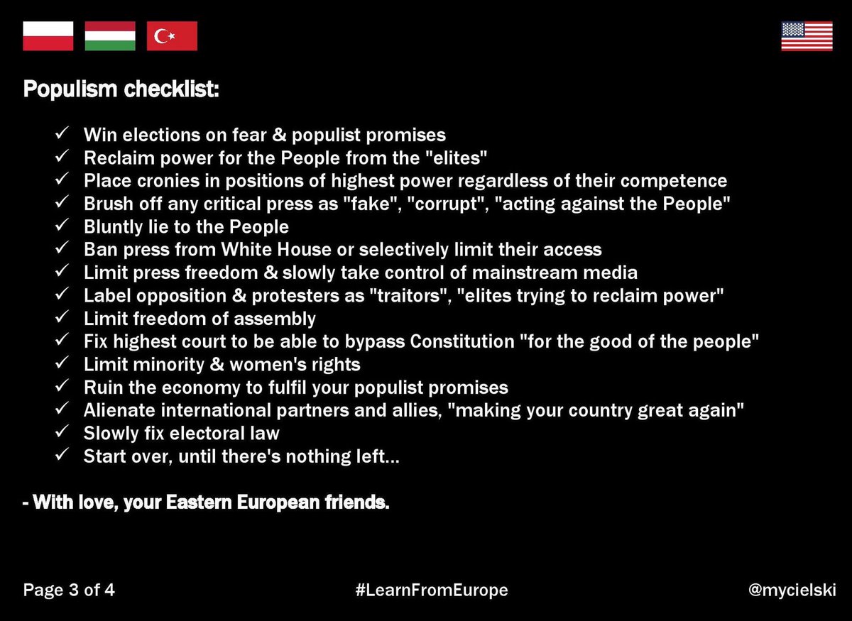 IndivisibleBend's tweet photo. Time to re-up the warnings from our European friends to #LearnFromEurope about living under Tyranny. Only dictators ban words. https://t.co/7tNaUE39u7