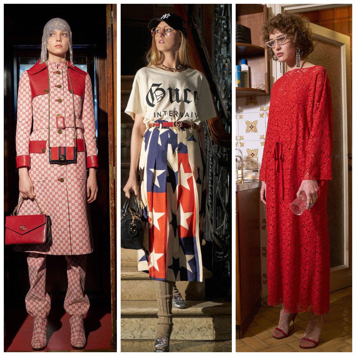 ClassySassySwag's tweet photo. Gucci Pre-Fall 2018 collection
#fashionweeknews #fashionweek #fashionblogger #fashionblog #fashionista #fashionpolice #styles #Fashionable #StyleSavvy #style #fashionshow #styling #stylist #styling #StyleTip #fashionpost #styleinspo #styleoftheday #styleboutique #StyleForMe https://t.co/PfQ9jpmBwZ