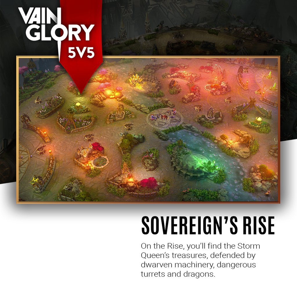 Vainglory's 5V5 map name CONFIRMED, and we're on the Rise. 1 Day to go until we reveal ALL before the #VaingloryWorlds Grand Finals!

Excited? You should be! #Vainglory5V5