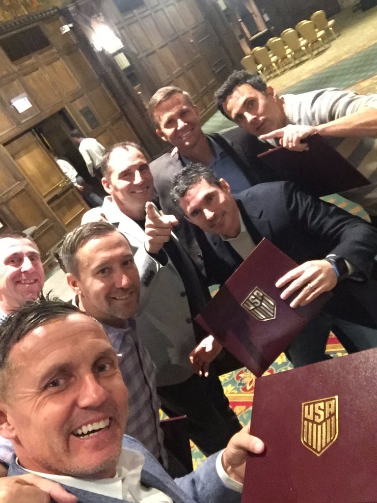 A huge congratulations to Head Coach Paul Buckle on completing his U.S. Soccer Pro License Coaching Course yesterday. Coach Buckle becomes the first coach ever to hold both the U.S. Soccer Pro License and the UEFA Pro Licence. Congrats Coach! 👏👏👏

📝 | goo.gl/2xFFEL
