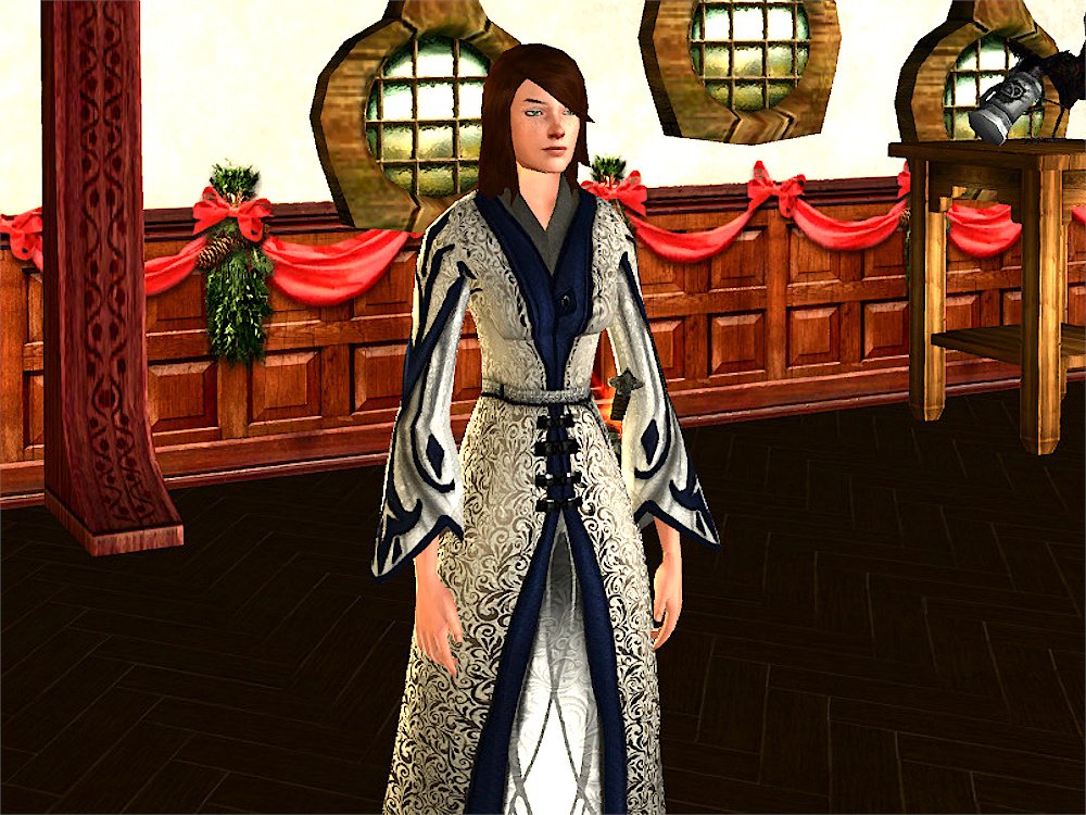 lotro My human female human loves the dress! And I'm working on getting the  owl for a few characters (and to store some up to give away in January!)  #lotrofamily