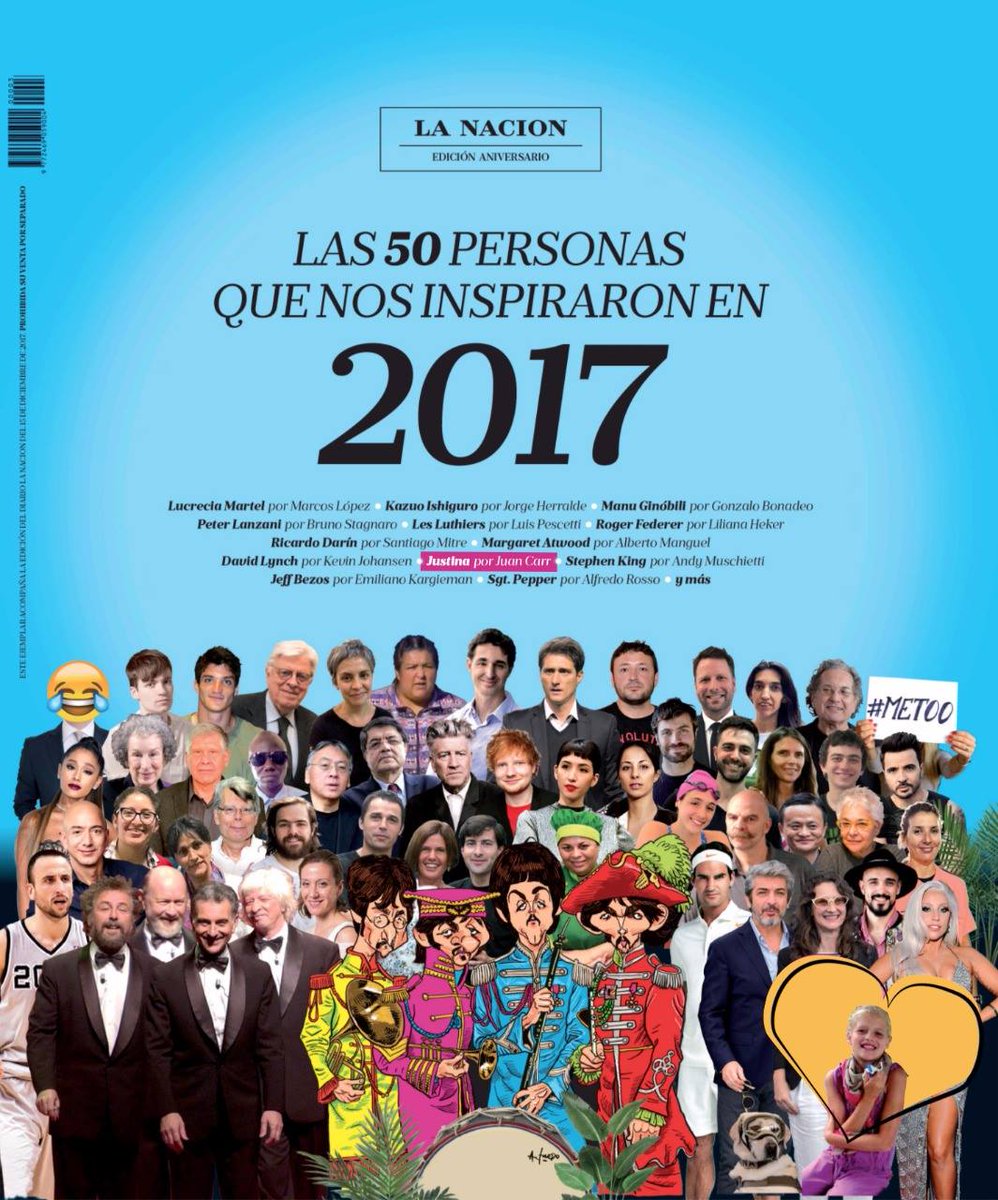 multiplicaTx7's tweet photo. @LANACION valoran el aporte de #Justina en la concientización sobre la donación de órganos a nivel nacional: una de las PERSONAS MAS INSPIRADORAS DEL AÑO 2017.
#Multiplicatex7 agradece y valora a los decenas de miles que #SoyDonantePorJustina
#LaCampañaDeJustina es de TODOS! https://t.co/oVKsiWViGe