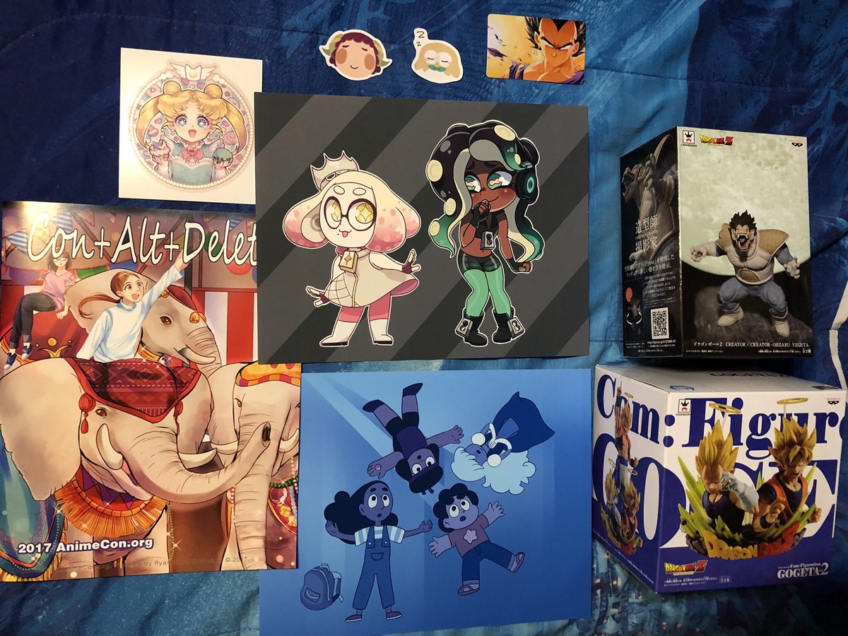 MsDBZbabe's tweet photo. My #ConAltDelete2017 haul :3 https://t.co/pw5e31SnHx