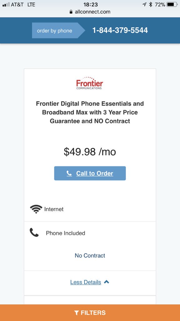 init42's tweet photo. @AskFrontier Spoke to them earlier, the offer was $10 a month off that high $$ in a very poor area while new customers are less than half. Poor service all year and now another big hike for Xmas. We need more options just to keeps these rates reasonable. https://t.co/FzMNJJo5eY