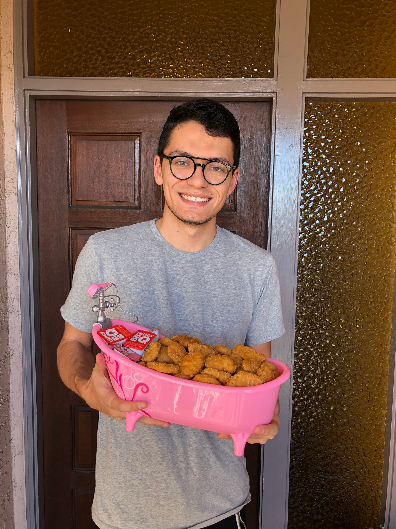 Postmates on Twitter ".bgeoffreyb dared to dream of a nugget filled
