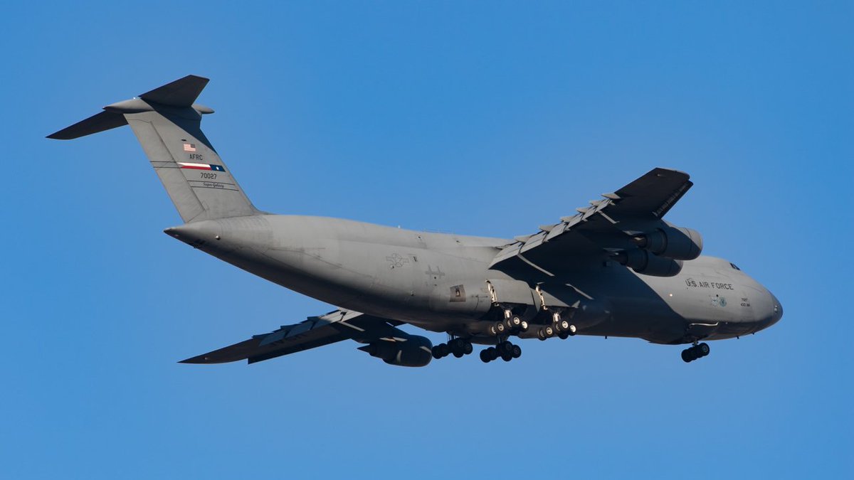 eos40is's tweet image. G'morning 横田基地 08:13 R/W36↘︎
C-5M Super Galaxy(87-0027) / KSKF
テキサスからレアなギャラ来た!

#YokotaAB #C5M #KSKF