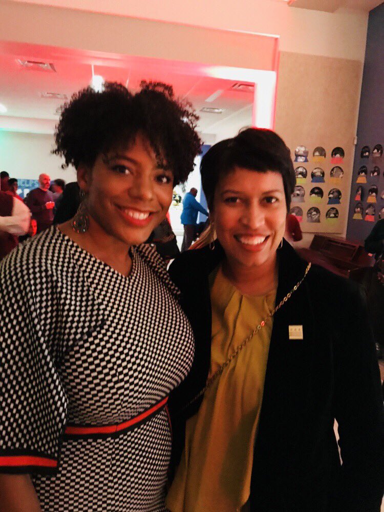 tearsacoates's tweet photo. @MayorBowser repping at the Ward 4 Holiday Party! Happy to have leaders that support education! @DCPrep @dcpave @CMBrandonTodd https://t.co/l97fOW5DIl