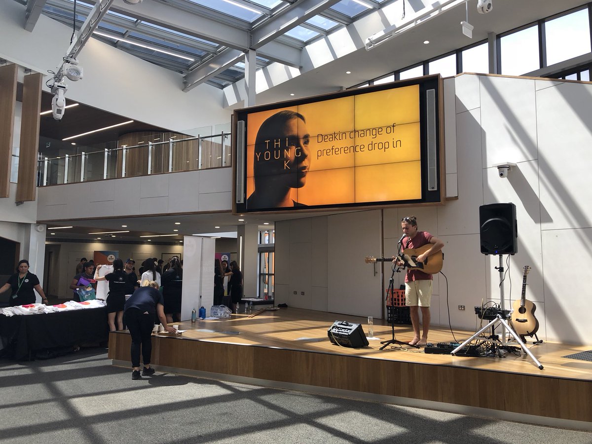 Deakin's tweet photo. Welcome to everyone attending our Burwood information session. Weโre here until 2pm! #atar #changeofpreference https://t.co/vfG8XaFWl9