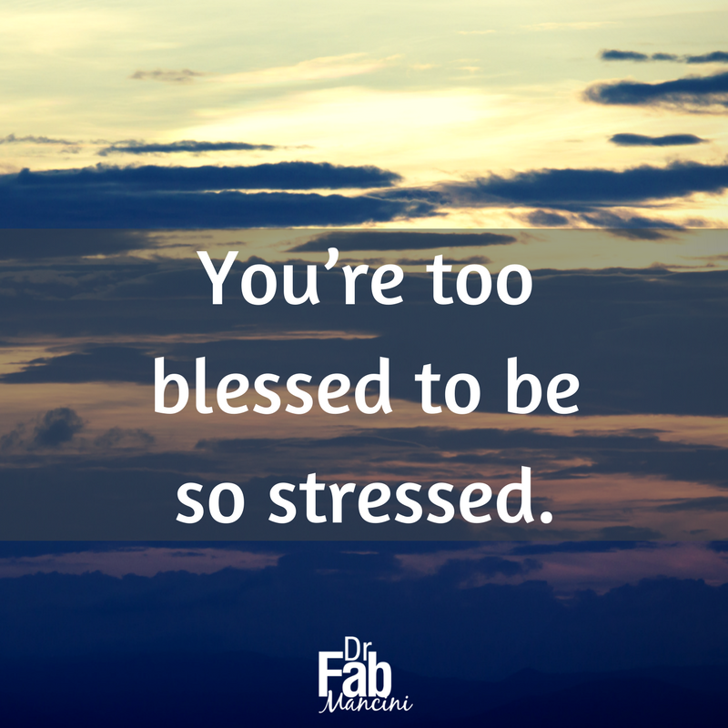 Too much continued stress can seriously affect our physical and mental well being.
#DrFab #disconnect