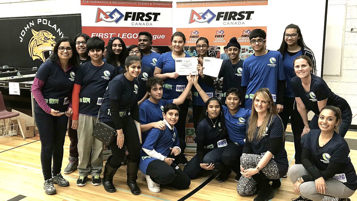 ren_mann's tweet photo. With this crazy team, I can't help but laugh 😆 Thanks you will for being so awesome! Our craziness rubbed on our FLL team that won the regional championship! #FLLTEAM15974 @SWAG_H2OJustice @JNanGrand @LukricaPrugo @MrsCamposClass @RoulaSkordakis @HumberwoodDowns #TDSBFLL https://t.co/GLS2EwzFm1