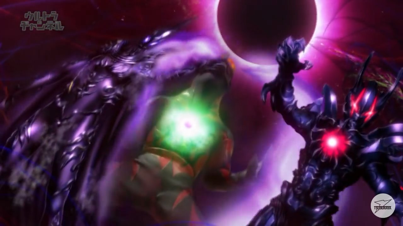 りゅうき 第125回 ウルトラマンベリアル アトロシアス 身長55m 体重5万5000 必殺技は アトロスバースト エンペラ星人とダークルギエルがデモニックフュージョン アンリーシュし ベリアルが最凶の姿となって登場した ギガバトルナイザーを駆使しながら