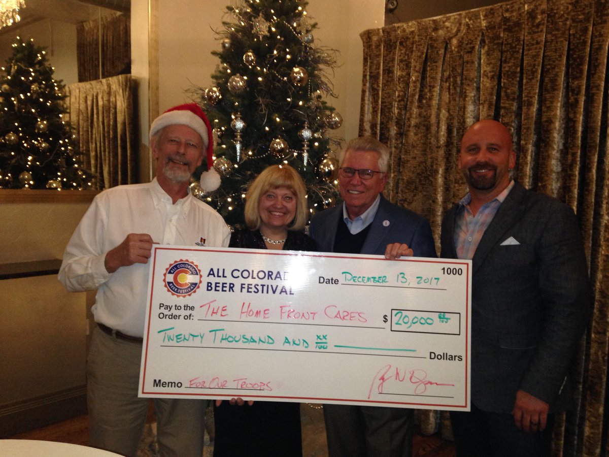 A little something for The Home Front Cares  from the All Colorado Beer Festival  <a href="/HomeFrontCares/">The Home Front Cares</a> #acbfest