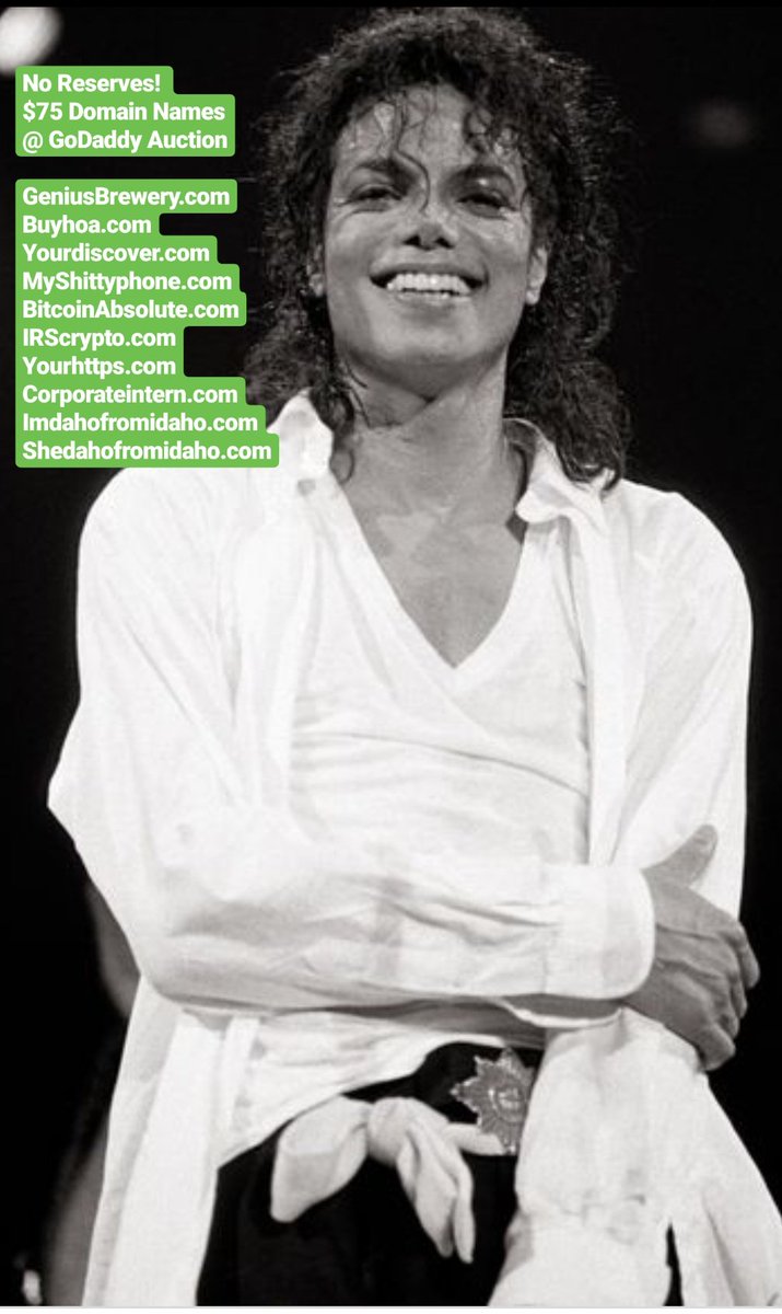 FreeKushner's tweet image. No Reserves $75 Domain Names for Sale @ GoDaddy Auction. Start your new business with a great domain name.