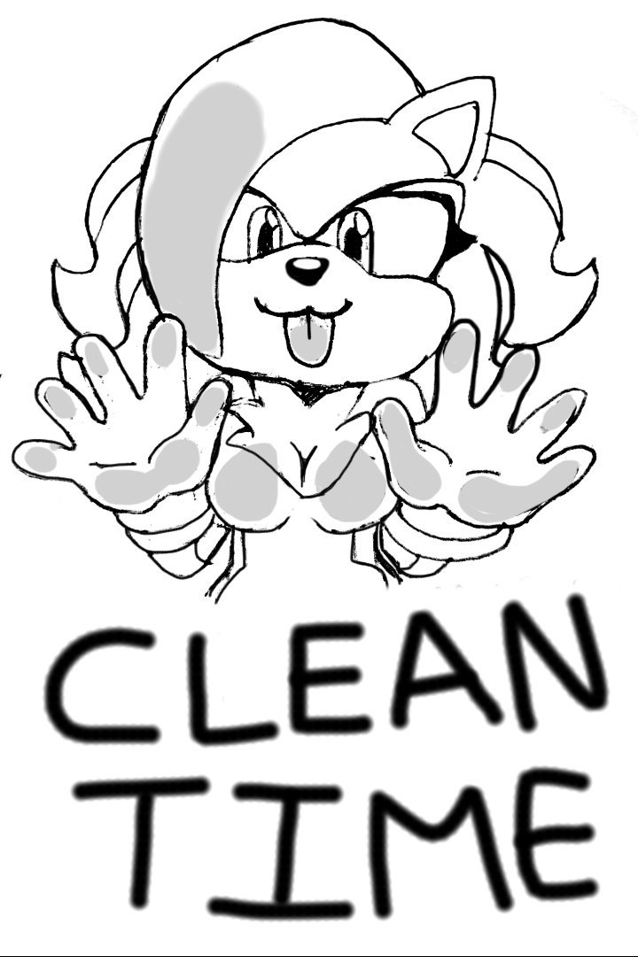 ShadyEverArtist's tweet photo. Shady wants to clean your screen..will colour later!! #femaleshadow @sonic_hedgehog https://t.co/Wge1kN120E