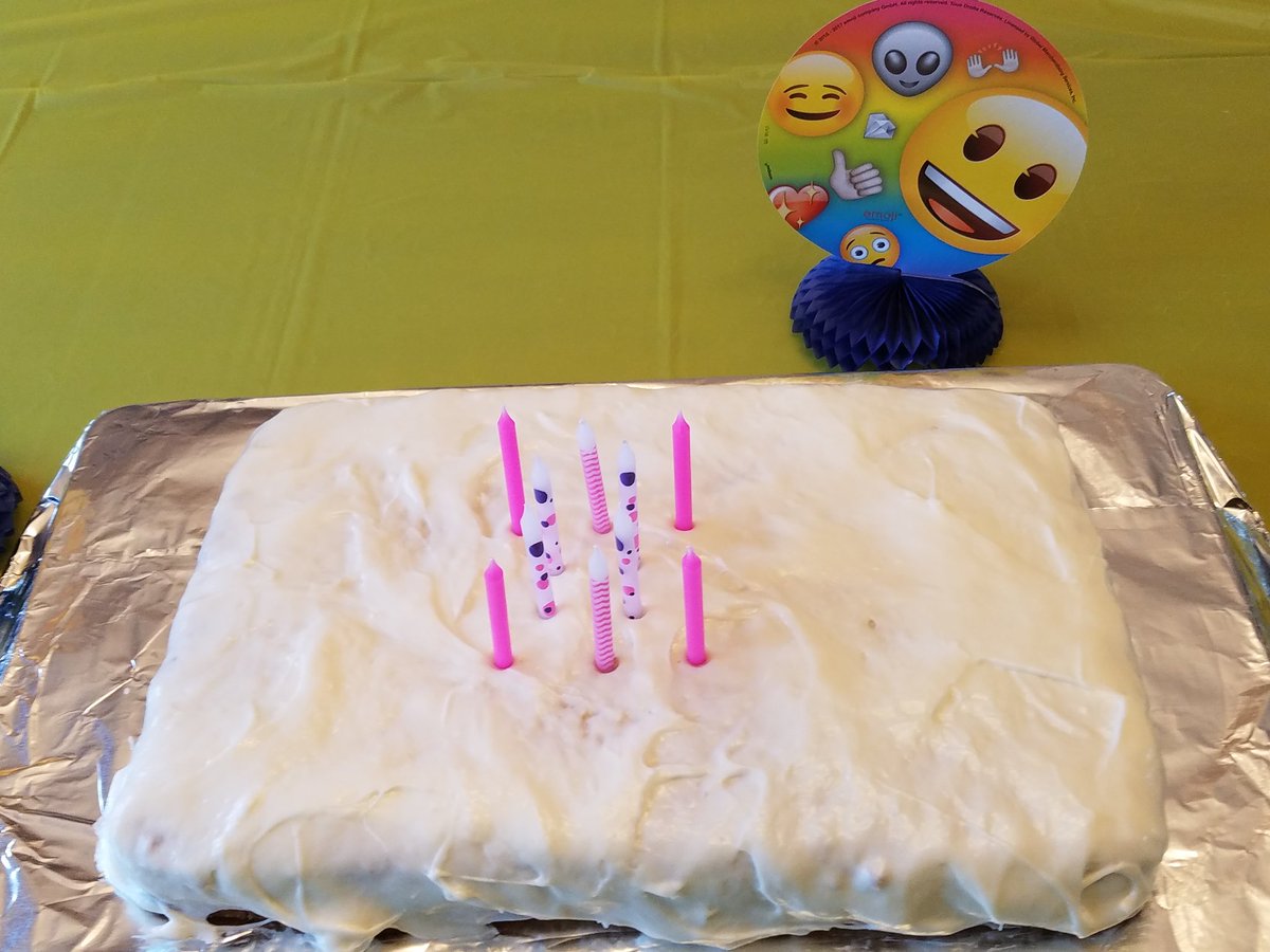 Had a fun 10th Birthday today. Made her cake homemade since there isn't a lot of allergy friendly mixes out there to choose from.  #allergies #allergyfriendly #allergyfriendlycake #allergyfriendlyparty #foodallergies #foodallergysupport #dairyfreecake #birthdaypartyfun