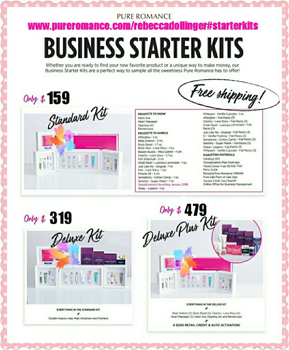 Sale pure romance kit Starter Kits