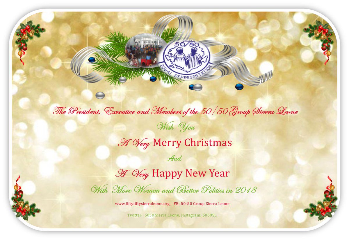 5050_SL's tweet photo. Compliments of the season to all our supporters and women everywhere. https://t.co/9DdyABB0CJ