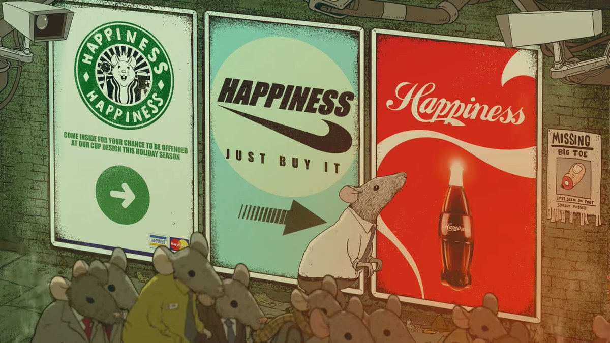 DrLizOB's tweet photo. I love giving gifts to show how much I care - my respect, admiration & love for other people. This #animation by @Steve_Cutts is a timely reminder to think about the human & environmental costs that comes from #hyperconsumerism
#handmade #DIY #bespoke
https://t.co/VeobR7hBhy https://t.co/m9Aph3MGec