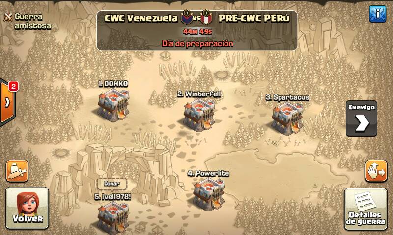 Ya listos para otra guerra de preparación... contra @CwcPeru quien ganara??